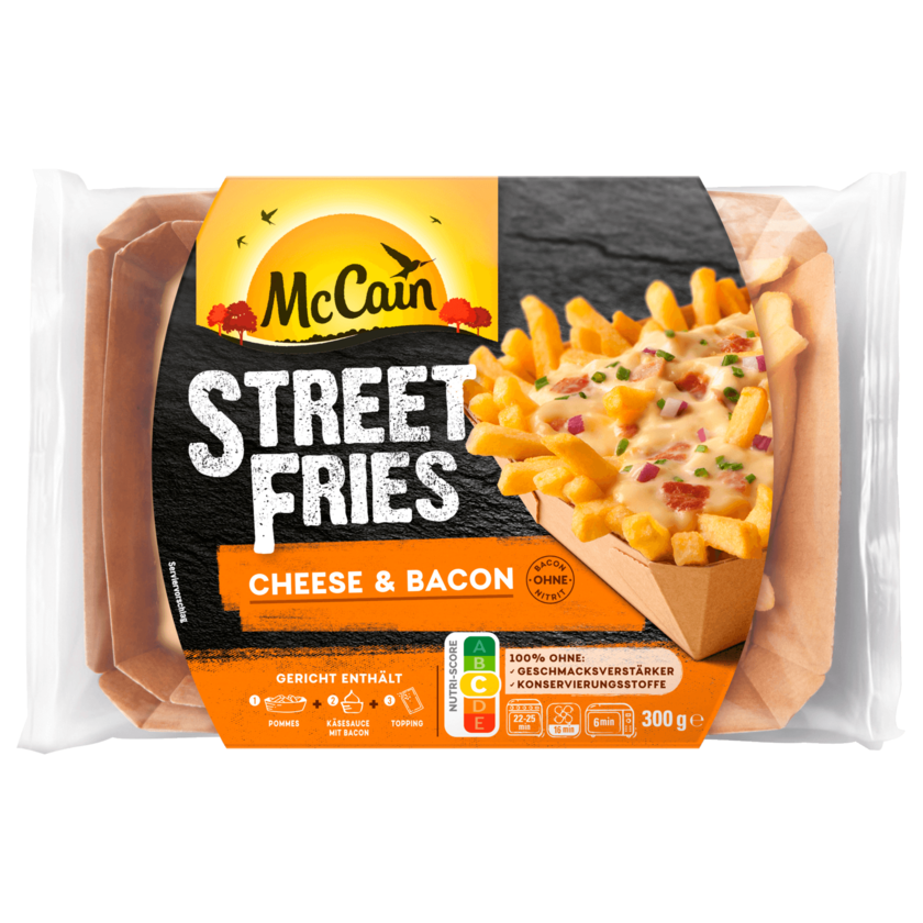 McCain Street Fries Cheese & Bacon 300g